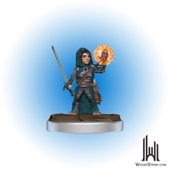 PF BATTLES: PREM PAINTED FIG - FEMALE HALFLING CLERIC